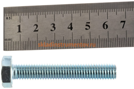 Болт ЗУБР ГОСТ 7798-70, M10 x 60 мм, 3 шт, кл. пр. 5.8, оцинкованный, 303086-10-060