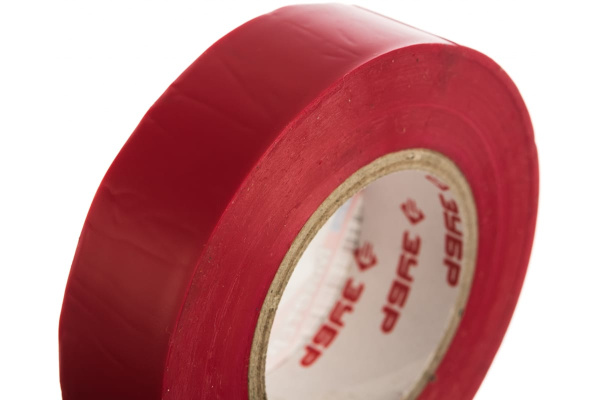 Изолента "МАСТЕР" красная ПВХ (19 мм; 20 м) ЗУБР 1234-3_z01