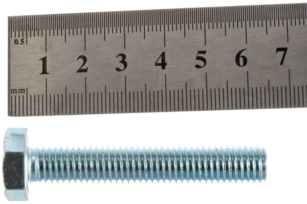 Болт ЗУБР ГОСТ 7798-70, M10 x 60 мм, 3 шт, кл. пр. 5.8, оцинкованный, 303086-10-060