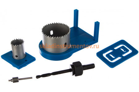 Набор для врезания замков ЭКСПЕРТ (7 шт; 25 мм; 54 мм) Зубр 2954-54-H7