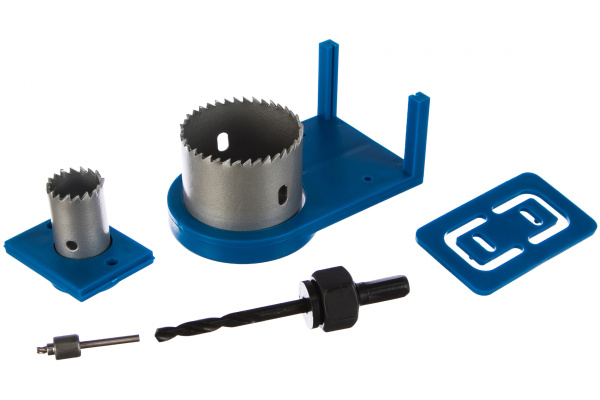 Набор для врезания замков ЭКСПЕРТ (7 шт; 25 мм; 54 мм) Зубр 2954-54-H7