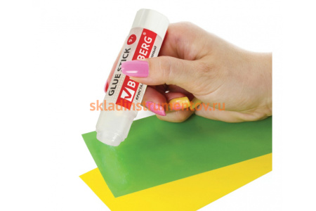 Клей-карандаш BRAUBERG Crystal 9 г, прозрачный 227967