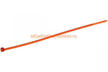 Пластиковые хомуты СИБРТЕХ, 200 * 3,6 мм, красные, 100 шт 45502