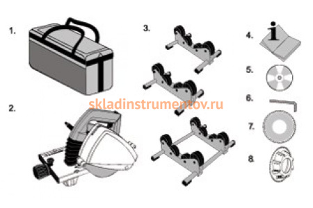Аккумуляторный труборез для пластиковых труб Exact PipeCut P400 Battery 7048117