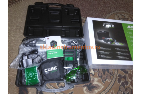 Лазерный уровень ADA CUBE 360 Green Ultimate Edition А00470