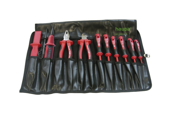 Набор инструментов VDE в мягкой сумке HAUPA 220014
