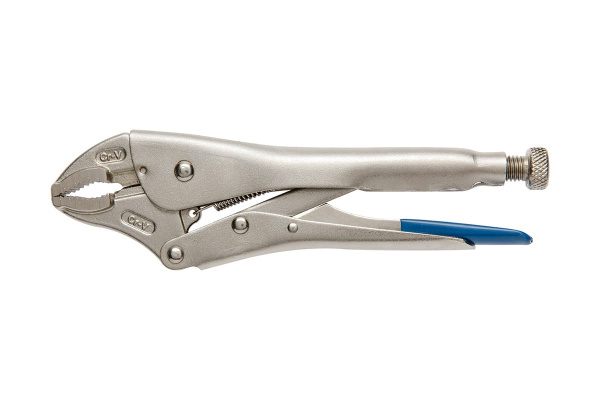 Зажимные клещи HOEGERT TECHNIK круглые губки, 250 мм HT1P380