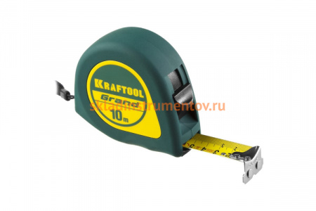 Рулетка KRAFTOOL GRAND 10м/25мм 34022-10-25