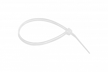 Хомуты СИБРТЕХ 200x3,6 мм, пластмассовые, белые, 100 шт 45527