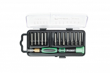 Прецизионная отвертка со сменными битами 12шт. ProsKit SD-081E С00034095
