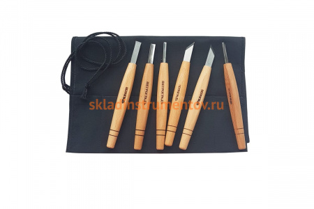 Резчицкий набор N12, 6 стамесок Петроградъ М00016101