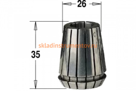 Цанга высокоточная ER11 (6.35х35х26 мм) CMT 184.064.25