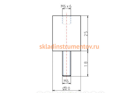 Резинометаллический буфер KIPP K0568.02002555