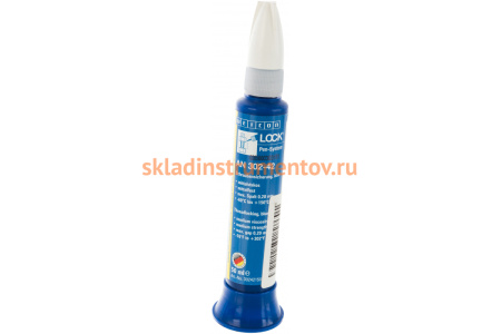 Фиксатор резьбы Weicon AN 302-42 50 мл максимальный зазор 0.20 мм синий wcn30242150