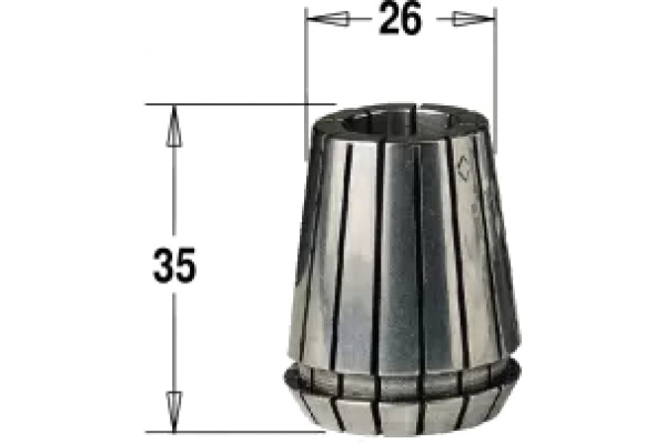Цанга высокоточная ER11 (6.35х35х26 мм) CMT 184.064.25