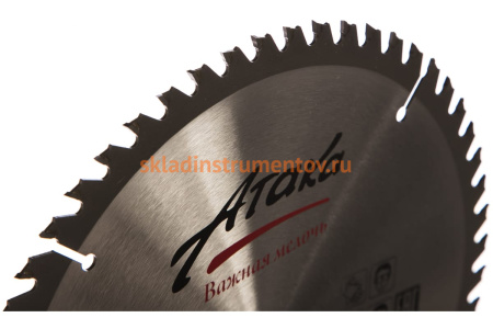 Диск пильный по дереву (230х30 мм; 56T; б/рез тон.) АТАКА 8079420