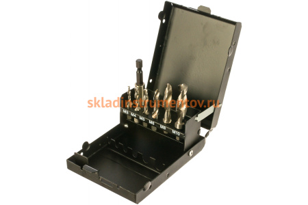 Набор комбинированных машинных метчиков с зенкером и адаптером D.BOR 19G8107808D