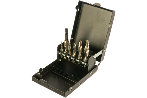 Набор комбинированных машинных метчиков с зенкером и адаптером D.BOR 19G8107808D