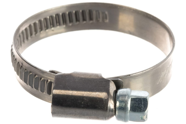 Червячный хомут JTC 25-40мм, нержавеющая сталь, ширина ленты 9мм ZN40