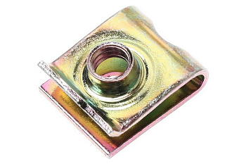 Автомобильная металлическая вставка, резьба 5мм, 17х11мм, 100шт JTC-TQ5U