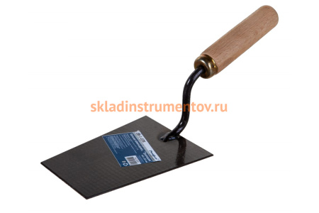 Кельма каменщика (трапеция, 140x60 мм, углеродистая сталь, дерев. рукоятка) РемоКолор 28-1-078