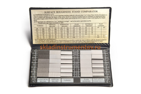 Набор образцов шероховатости поверхности ZITOM 30шт, Ra 0.05 - 12.5 ks00002