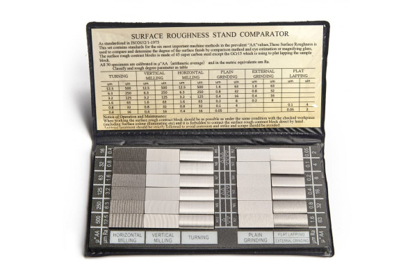 Набор образцов шероховатости поверхности ZITOM 30шт, Ra 0.05 - 12.5 ks00002