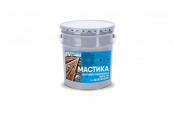 Битумно-резиновая мастика Бизон МБРх-90, 5 л 901305