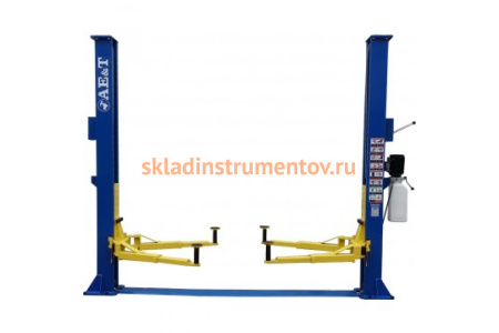 Электрогидравлический 2-стоечный подъемник с нижней синхронизацией AE&T T4M 380B