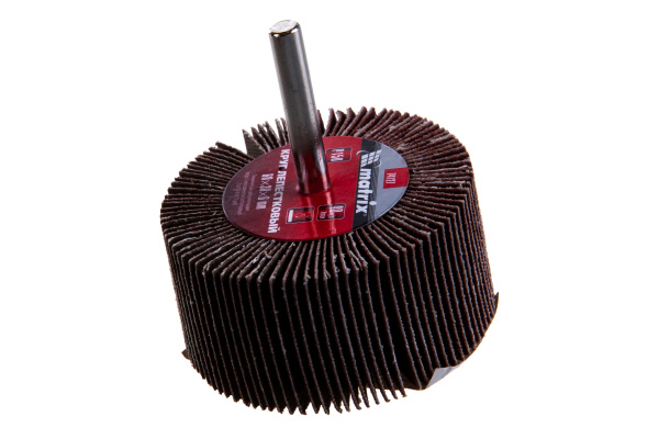 Круг лепестковый (60x30x6 мм; Р 150) для дрели MATRIX 74127