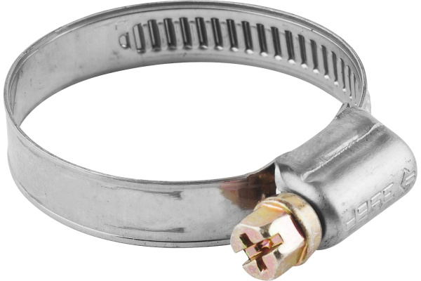 Хомуты Зубр ЭКСПЕРТ нерж. сталь накатная лента 9мм 12-20мм 5шт 3787-12-20