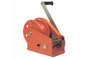 Ручная барабанная лебедка TOR ЛБ-1800 (BHW) г/п 0,5 т, длина троса 20 м 113055