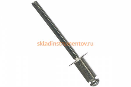 Заклепки вытяжные алюминиевые (4.8х10 мм; пакет 50 шт) КОБАЛЬТ 910-874