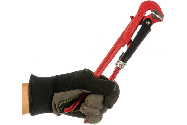 Трубный рычажный ключ с прямыми губками №0, 3/4" Зубр МАСТЕР 27314-0