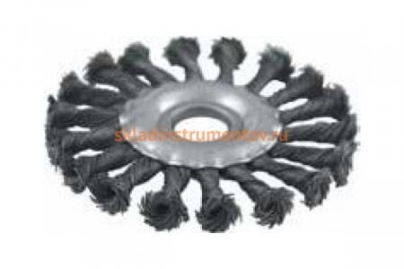 Корщетка дисковая прямая (125 мм; 22.2 мм) для УШМ Контрфорс 106412