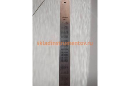 Линейка измерительная (металл) 500х30 ЧИЗ 45684