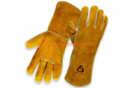 Перчатки сварщика Jeta Safety Ferrus, 10/XL , цвет оранжевый, JWK301-XL