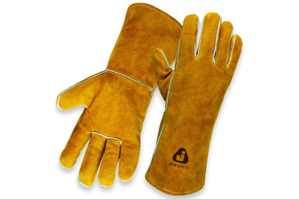 Перчатки сварщика Jeta Safety Ferrus, 10/XL , цвет оранжевый, JWK301-XL