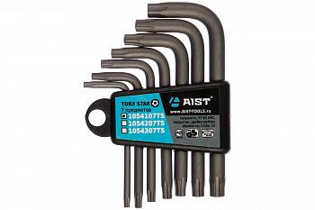 Набор ключей Г-образных TORX 5-лучевые 7 предметов AIST 1054107TS 00-00017267