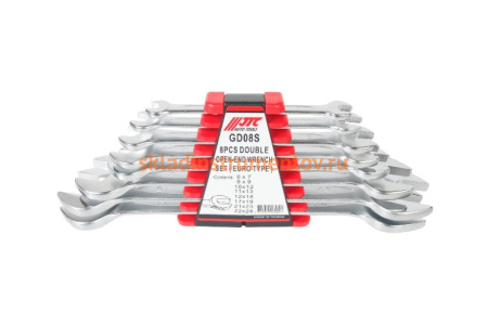 Набор рожковых ключей 6-24мм в кейсе 8шт JTC-GD08S