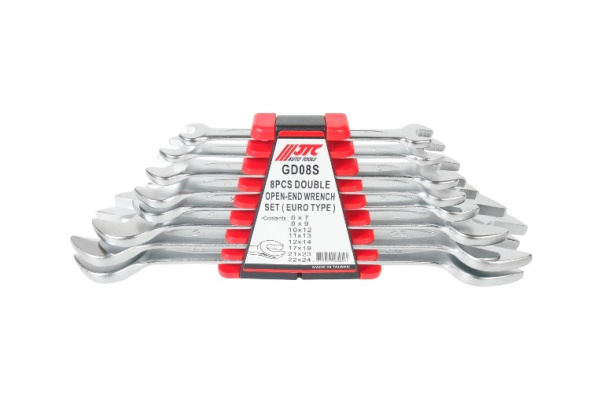 Набор рожковых ключей 6-24мм в кейсе 8шт JTC-GD08S