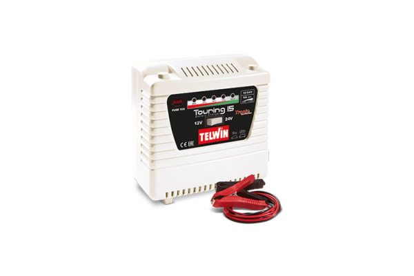 Зарядное устройство (230 V, 12/24 V) TELWIN TOURING 15 807592 Зарядное устройство (230 V, 12/24 V) TELWIN TOURING 15 807592
