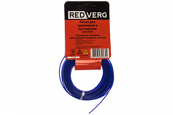 Леска для триммера 1,6 мм, 15 м, круглая REDVERG 5014468