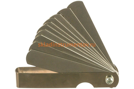 Набор щупов №3 GRIFF 0.55-1.0 мм, 10 пластин, длина 70 мм D127015