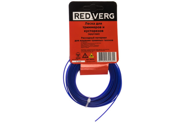 Леска для триммера 1,6 мм, 15 м, круглая REDVERG 5014468