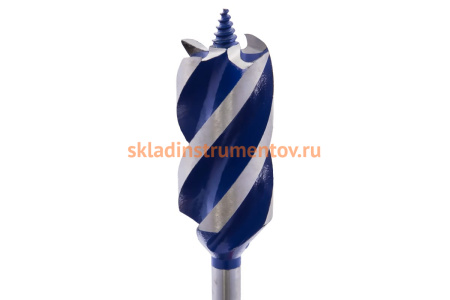 Сверло 4-х заходное по дереву (30х165 мм) ПРАКТИКА 037-732