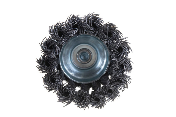 Кордщетка чашеобразная стальная витая 65 мм, в блистере ROCKFORCE RF-BCR125