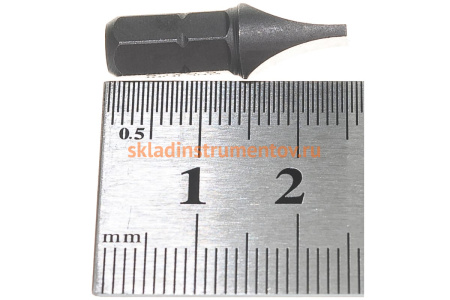 Торцевая вставка (бита) 1/4", Slotted, 8х1.6мм, 25мм KING TONY 102508S2