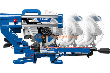 Торцовочная пила с протяжкой ЗУБР Профессионал ППТ-216-П