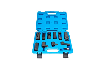 Набор головок для снятия кислородных датчиков AV Steel 3/8,1/2 dr 11 предметов AV-920057